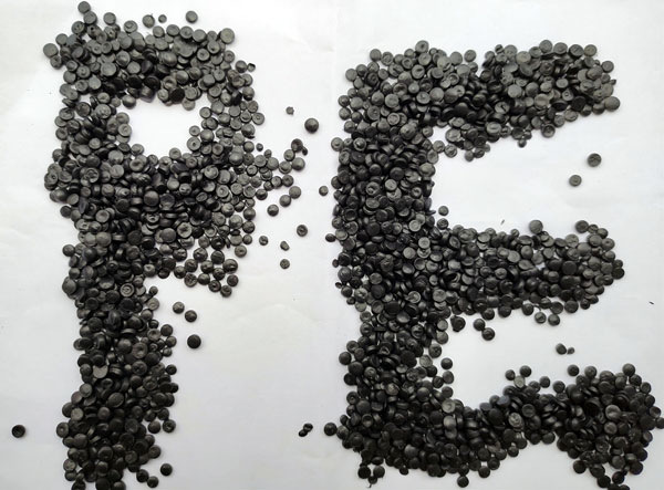 温州黑色hdpe拉管再生颗粒